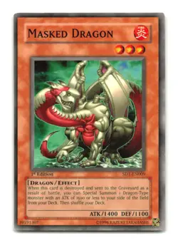 Masked Dragon - SD1-EN009 1st Edition - YuGiOh-LP - Image 1