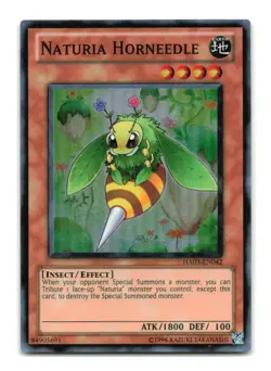 Naturia Horneedle - HA03-EN042 Super Rare - YuGiOh-LP - Image 1