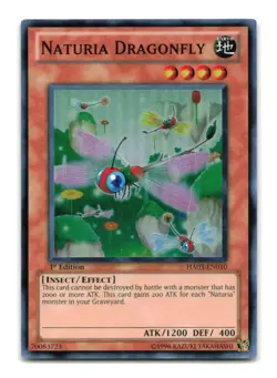 Naturia Dragonfly - HA03-EN010 1st Edition Super Rare - YuGiOh-LP - Image 1