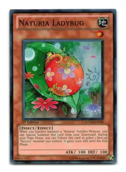 Naturia Ladybug - HA04-EN020 1st Edition Super Rare - YuGiOh-LP - Image 1
