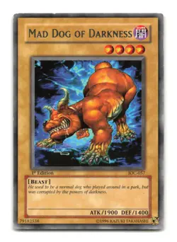 Mad Dog of Darkness - IOC-057 1st Edition Rare - YuGiOh-LP - Image 1