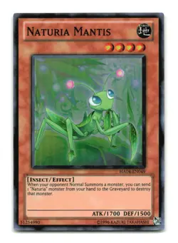 Naturia Mantis - HA04-EN049 Super Rare - YuGiOh-LP - Image 1