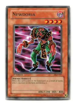 Newdoria - PGD-057 1st Edition Rare - YuGiOh-LP - Image 1