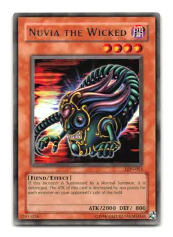 Nuvia the Wicked - LON-013 Rare - YuGiOh-LP - Image 1
