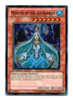 Medium of the Ice Barrier - HA02-EN012 1st Edition Super Rare - YuGiOh-LP - Image 1