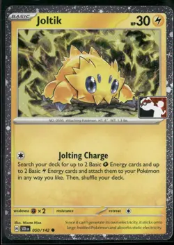 Pokemon TCG Joltik 050/142 Cosmos Holo Prize Pack Series 7 - Image 1