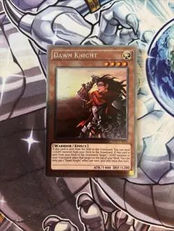 (YBL) Yugioh Dawn Knight NKRT-EN016 Platinum Rare Limited Edition LP - Image 1
