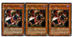 Yugioh- 3X Malice Doll of Demise - Common - Unlimited - SOD-EN018 - Near Mint - Image 1