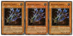 Yugioh- 3X Howling Insect - Common - Unlimited - SOD-EN025 - Near Mint - Image 1