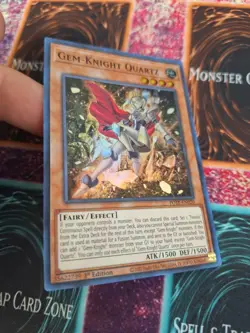 Yugioh Gem-Knight Quartz POTE-EN020 Super Rare 1st Edition Near Mint - Image 2
