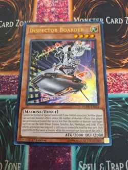 Yugioh Inspector Boarder DUDE-EN031 Ultra Rare 1st Edition Near Mint - Image 1