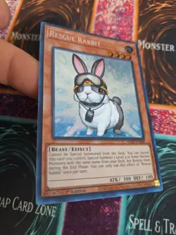 Yugioh Rescue Rabbit RA02-EN008 Secret Rare 1st Edition Near Mint - Image 2