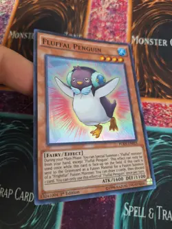 Yugioh Fluffal Penguin FUEN-EN015 Super Rare 1st Edition Near Mint - Image 2