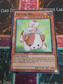 Yugioh Fluffal Dog FUEN-EN016 Super Rare 1st Edition Near Mint - Image 1