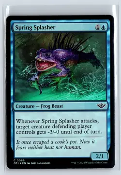 FOIL Spring Splasher Outlaws of Thunder Junction - MTG Magic the Gathering Card - Image 1