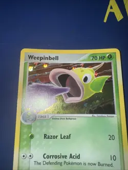 Weepinbell 51/112 FireRed & LeafGreen Reverse Holo Pokemon Card 2004 - Image 2