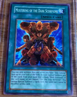 Mustering Of The Dark Scorpions DCR-093 Yu-Gi-Oh! Card Light Play Unlimited - Image 1