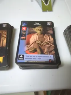 Young Jedi Collectible Card Game Yoda Obi-Wan Kenobi CCG Approx 140 Star Wars - Image 2