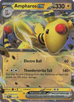 Ampharos ex 016 SV Promos Pokemon Card NM Condition - Image 1