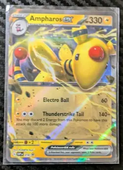 Ampharos ex 016 SV Promos Pokemon Card NM Condition - Image 1