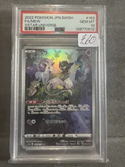 PSA 10 Mew 183/172 Vstar Universe S12A Japanese Pokemon Card GEM MINT Graded - Image 1