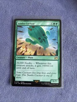 Jumbo Cactuar Magic: The Gathering Card Final Fantasy - Image 1