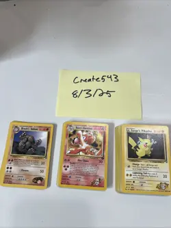 Pokemon Gym Hero’s Card Lot of Cards Common, Uncommon, Rare - Image 1