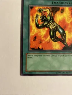 Yu-Gi-Oh TCG Final Flame LOB-100 Unlimited Rare Card Played - Image 5