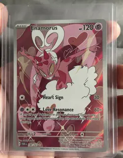 Enamorus 180/167 Twilight Masquerade Illustration Rare Holo Pokemon Card - Image 1