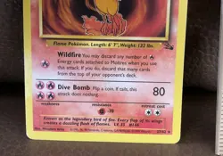 Vintage ~ 1999 POKEMON Moltres Card #146 ~ 27/62 Fossil Set - Image 3
