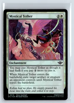 FOIL Mystical Tether Outlaws of Thunder Junction - MTG Magic the Gathering Card - Image 1