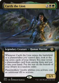 Carth the Lion Modern Horizons 2 Magic MTG Legendary Creature CARD 1x (464 - Image 1