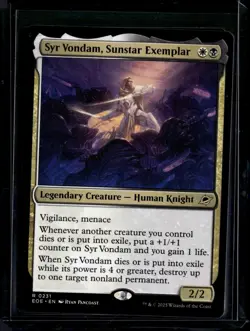 Syr Vondam, Sunstar Exemplar - 231 - EOE - NM - MTG Magic the Gathering - Image 1