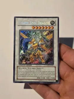 Yugioh Power Tool Dragon CT06-EN001 Secret Rare LP - Image 3