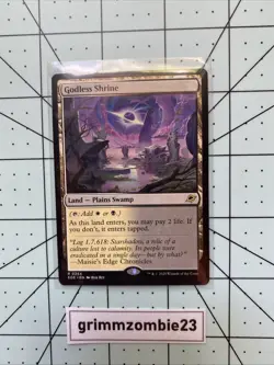 Mtg Godless Shrine Edge of Eternities Regular Rare 0254 - Image 1