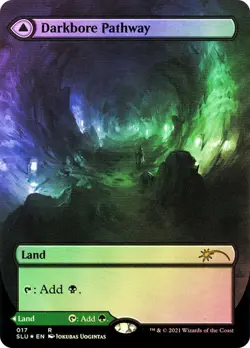 FOIL Darkbore Pathway / Slitherbore ~ Secret Lair [ NearMint ] [ Magic MTG ] - Image 1