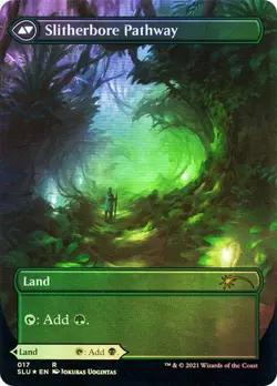 FOIL Darkbore Pathway / Slitherbore ~ Secret Lair [ NearMint ] [ Magic MTG ] - Image 2