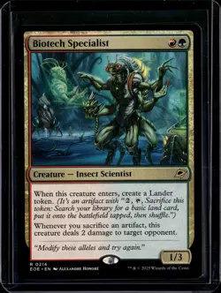 Biotech Specialist - 214 - EOE - NM - MTG Magic the Gathering - Image 1