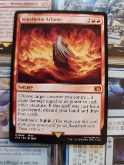 MTG Magic 1 x Nidelheim Aflame #146 x 1 - Final Fantasy MTG - Image 1