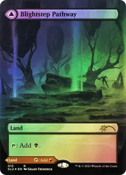 FOIL Blightstep Pathway / Searstep ~ Secret Lair [ NearMint ] [ Magic MTG ] - Image 1
