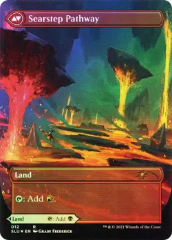 FOIL Blightstep Pathway / Searstep ~ Secret Lair [ NearMint ] [ Magic MTG ] - Image 2