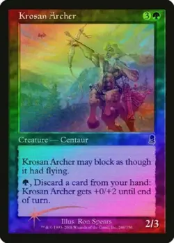MTG Odyssey --- KROSAN ARCHER --- FOIL! Common! NM! Magic the Gathering! - Image 3