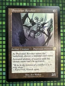 MTG Phyrexian Revoker #40 Rare The Brothers’ War: Retro Frame Artifacts (BRR) - Image 2