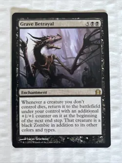 Near Mint, English - 1 x MTG Grave Betrayal Return to Ravnica NM - Image 1