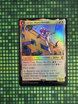 MTG Arcee, Sharpshooter #007/015 Foil M Universes Beyond: Transformers (BOT) - Image 1