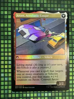 MTG Arcee, Sharpshooter #007/015 Foil M Universes Beyond: Transformers (BOT) - Image 3