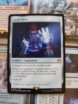 MTG Magic 1 x Genji Glove x 1 - Final Fantasy MTG - Image 1