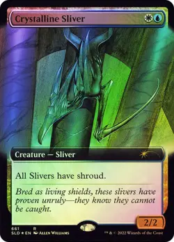 FOIL Crystalline Sliver ~ Secret Lair [ NearMint ] [ Magic MTG ] - Image 1