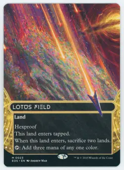 Lotus Field Borderless Foil 0023 EOS NM/MT [Edge of Eternities:MTG] - Image 1