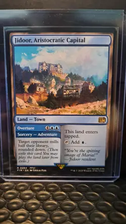 MTG Final Fantasy - Jidoor, Aristocratic Capital #284 (Rare Land - Town) - Image 1